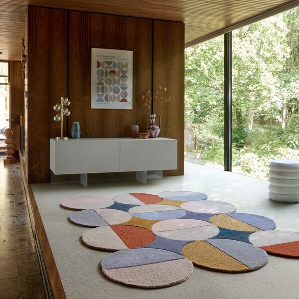 Tappeto in lana tessuto a mano 160x230 cm Mia Ellipse – Flair Rugs