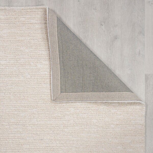 Passatoia avorio in lana tessuta a mano 80x230 cm Harris Boucle – Flair Rugs