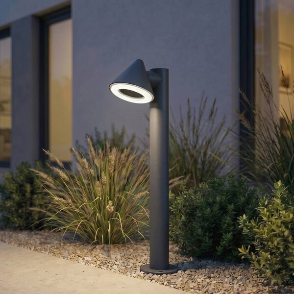 Lampioncino da giardino Soran Lindby, Nero, Metallo, Moderno, Lampada da esterni