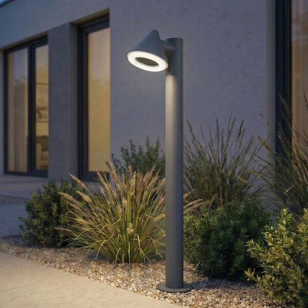 Lampioncino da giardino Soran Lindby, Nero, Metallo, Moderno, Lampada da esterni