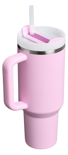 Borraccia termica rosa in acciaio inox 1,18 l Quencher H2.0 FlowState Tumbler Cherry Blossom – Stanley