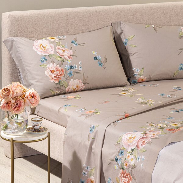 Completo Lenzuola MATRIMONIALE Jasmine UNICA Cotone Caleffi