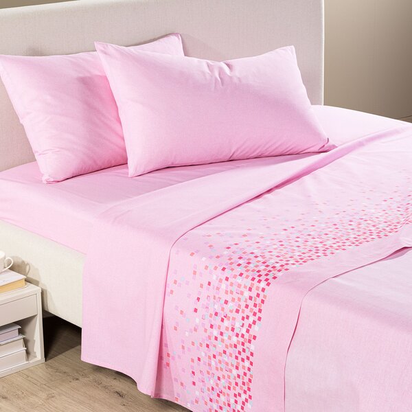 Completo Lenzuola SINGOLO Cristel RED Cotone Caleffi