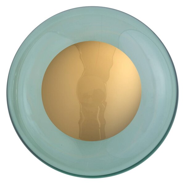 EBB & FLOW Applique da parete di design Horizon Surface, dimmerabile, Verde, Soggiorno / Sala da pranzo, Vetro, Scandinavo, Applique