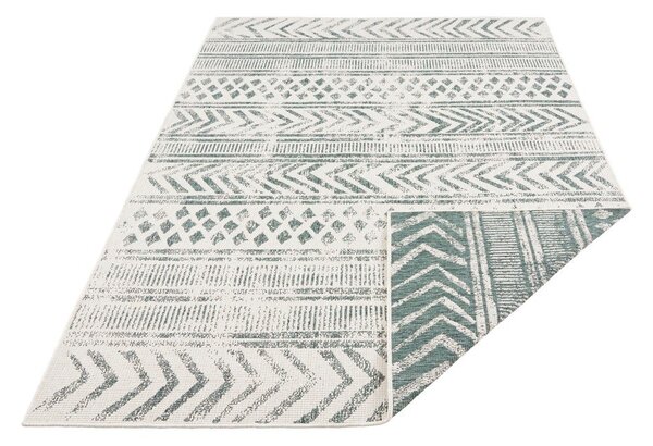 Tappeto da esterno verde e crema , 200 x 290 cm Biri - NORTHRUGS