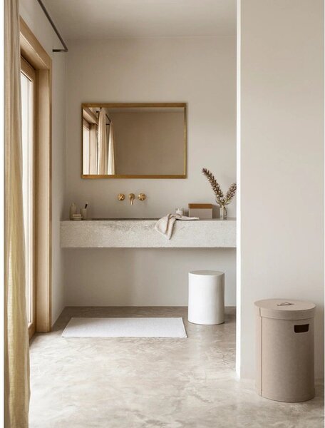 Portaspazzolino color crema in poliresina Kua – Blomus