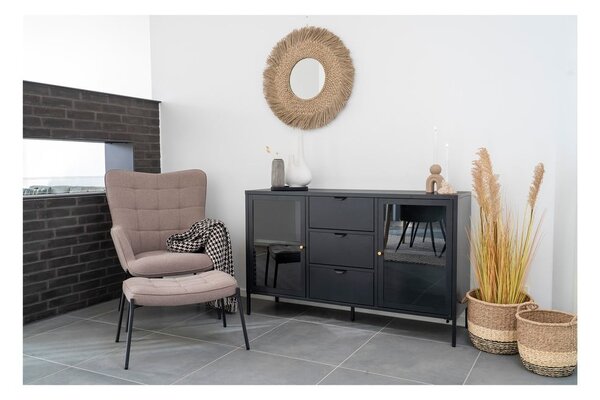 Poggiapiedi grigio/beige Glasgow – House Nordic