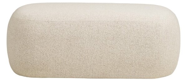 Panchina beige con rivestimento in bouclé Blossomville – House Nordic