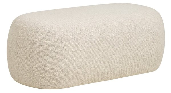 Panchina beige con rivestimento in bouclé Blossomville – House Nordic