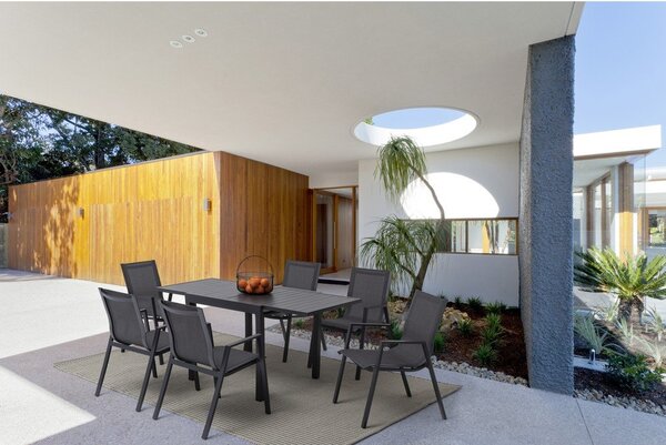 Tavolo da pranzo da giardino in alluminio 80x83 cm Pelagius – Bizzotto
