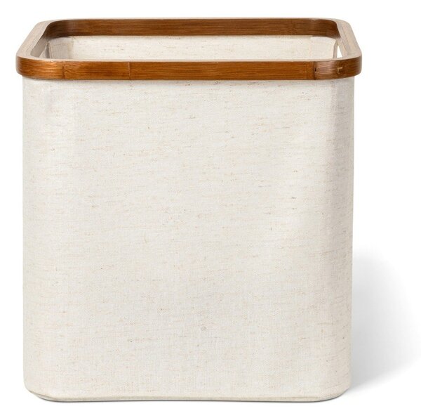 Scatola color crema in tessuto 30x30x30 cm Bamboo/Linen Cube – Bigso