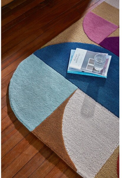 Tappeto in lana tessuto a mano 120x170 cm Mia Arch – Flair Rugs