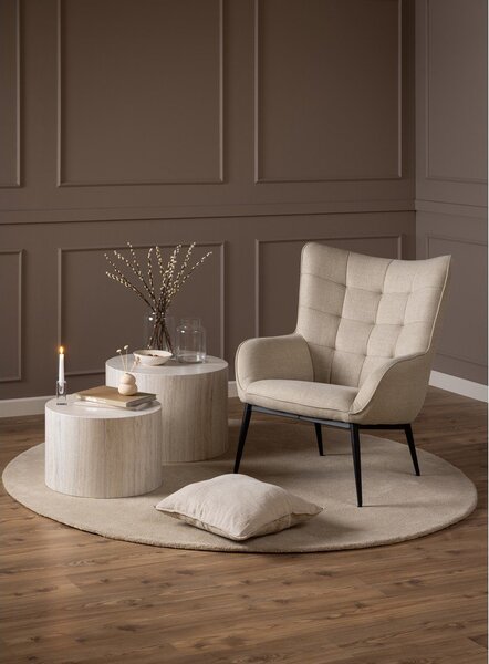 Poltrona beige Redding - Actona