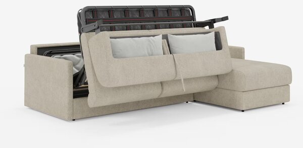 Tommy Divano Letto con penisola contenitore - design minimal e sfodera