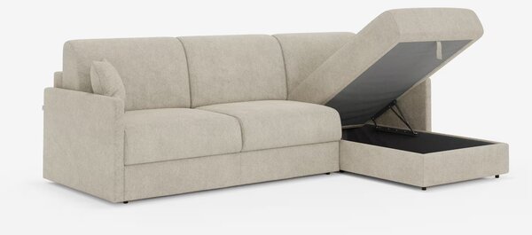 Tommy Divano Letto con penisola contenitore - design minimal e sfodera
