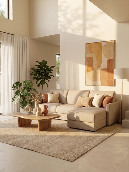 Tommy Divano Letto con penisola contenitore - design minimal e sfodera