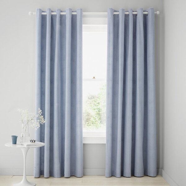 Tende in set bianche/blu 2 pz 168x229 cm Lucie Floral Frill – Catherine Lansfield
