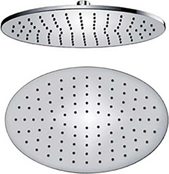Beitz & Walz Aqvadesign Soffione da 300 mm / ovale / cromato