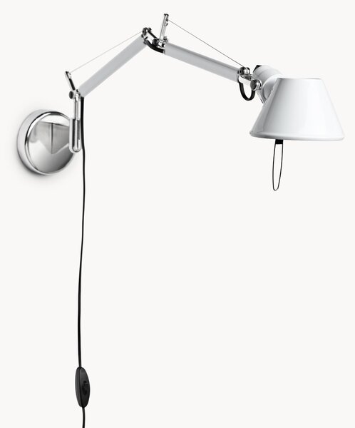 Applique grande orientabile con spina Tolomeo Micro