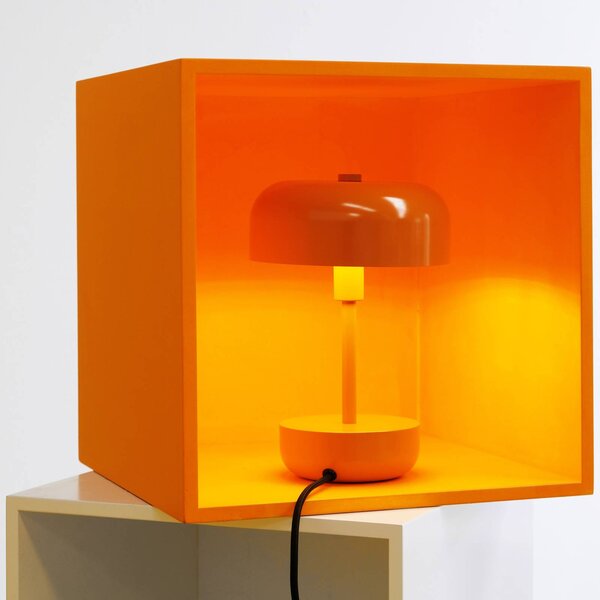 Lampada da tavolo DYBERG LARSEN Haipot, IP20, arancione