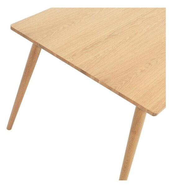 Tavolo da pranzo allungabile con piano effetto rovere colore naturale 150x90 cm Barrali - Unique Furniture
