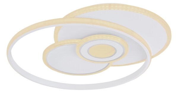 Globo 48442-50SH - Plafoniera LED dimmerabile RODERICK 50W/230V 46x54,5 cm + telecomando