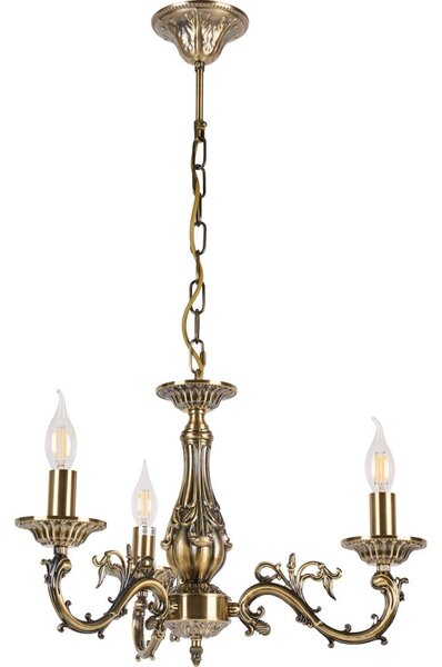 Brilagi - Lampadario CLASSIC a catena 3xE14/10W/230V in ottone