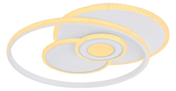 Globo 48442-50SH - Plafoniera LED dimmerabile RODERICK 50W/230V 46x54,5 cm + telecomando