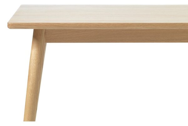 Tavolo da pranzo allungabile con piano effetto rovere colore naturale 150x90 cm Barrali - Unique Furniture