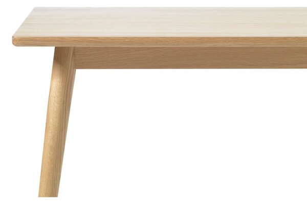 Tavolo da pranzo allungabile con piano effetto rovere colore naturale 150x90 cm Barrali - Unique Furniture
