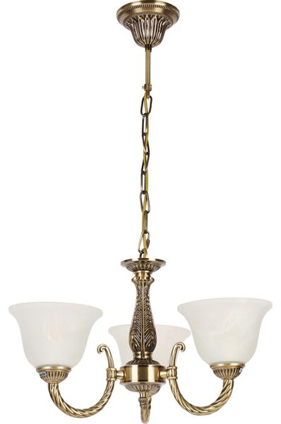Brilagi - Lampadario a catena CLASSIC 3xE14/10W/230V ottone