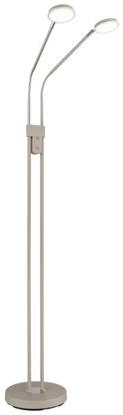 Globo 58504-2SSA-LED Lampada da terra dimmerabile SILVIO 2x6,5W/230V 2700/3350/4000K beige