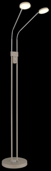 Globo 58504-2SSA-LED Lampada da terra dimmerabile SILVIO 2x6,5W/230V 2700/3350/4000K beige