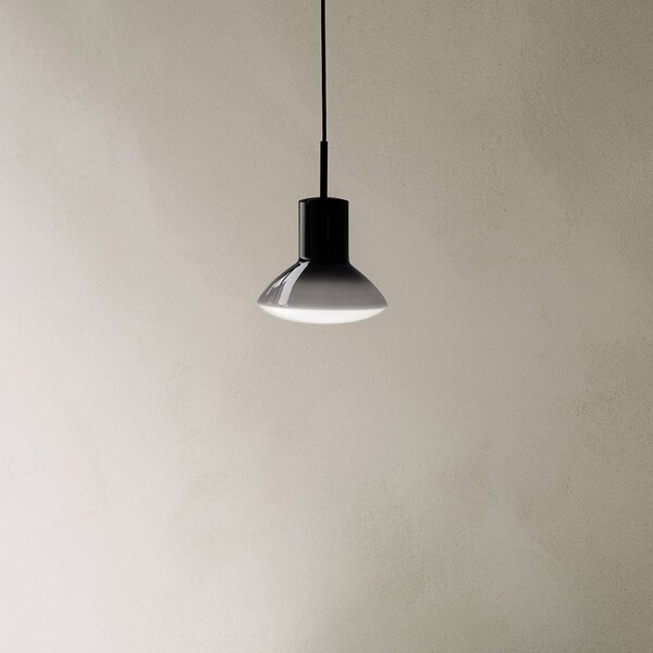 GRUPA Lampada a sospensione Onda, dimmerabile, Alluminio / Grigio / Zincato, Soggiorno / Sala da pranzo, Alluminio, Design, Lampada a sospensione