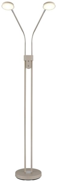 Globo 58504-2SSA-LED Lampada da terra dimmerabile SILVIO 2x6,5W/230V 2700/3350/4000K beige