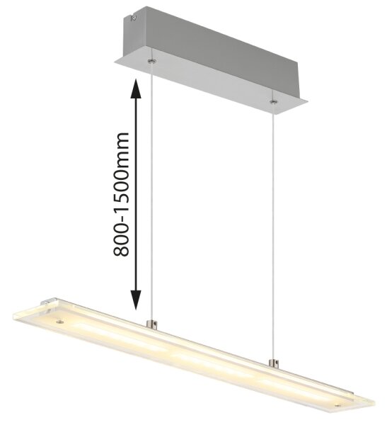 Globo 17019 - Lampadario LED dimmerabile con controllo touch su cavo NOVAK 12W/230V