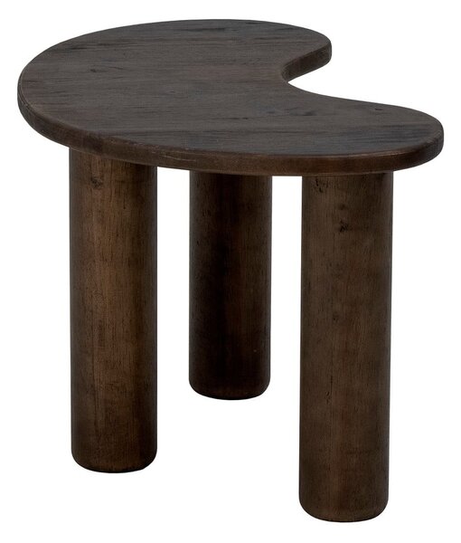 Tavolino in legno di caucciù marrone scuro 36x53 cm Luppa - Bloomingville
