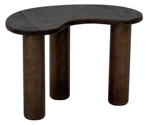 Tavolino in legno di caucciù marrone scuro 36x53 cm Luppa - Bloomingville