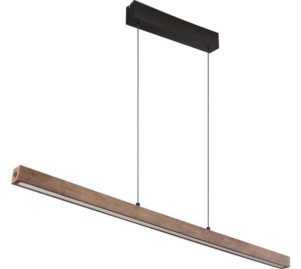 Globo 17015 - Lampadario LED a sospensione dimmerabile con touch OLIVUS LED/24W/230V 3000K marrone