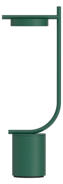 GRUPA Lampada LED da tavolo a batteria Igram, verde, 40 cm, IP44 dimmerabile, Verde, Soggiorno / Sala da pranzo, Metallo, Design