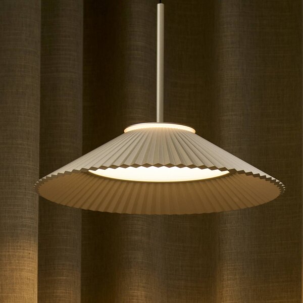LOOM DESIGN Lampada a sospensione Ballerina, dimmerabile, Crema / Ambra, Soggiorno / Sala da pranzo, Alluminio, Moderno, Lampada a sospensione