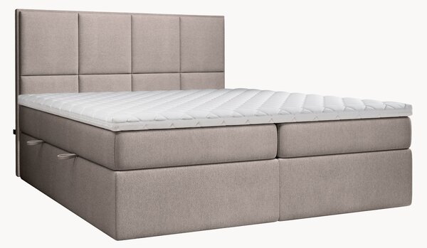 Letto boxspring fatto a mano con contenitore Somerdale, H3