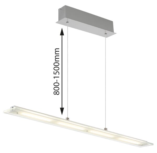 Globo 17019H - Lampadario LED dimmerabile a sfioramento su cavo NOVAK 20W/230V