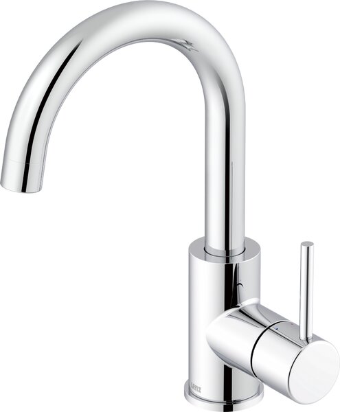 Lenz NIEDERDRUCK: Miscelatore per lavabo modello BOW², in cromo, con rotazione a 360°
