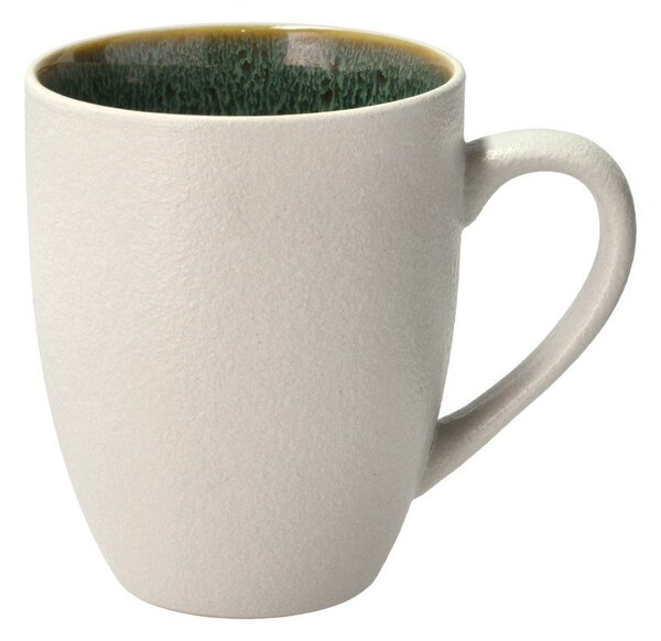 Tazza bianca/verde in ceramica 300 ml Gastro White/Green – Bitz