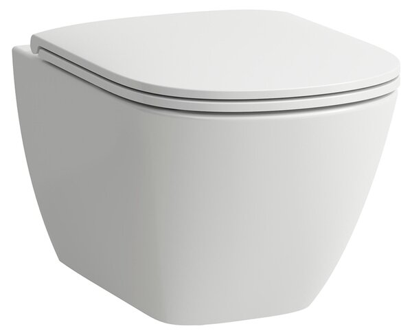 LAUFEN LUA WC-Set, WC suspendu Advanced y compris siège de WC avec couvercle, fixation cachée, H8660800000001, H8660800000001