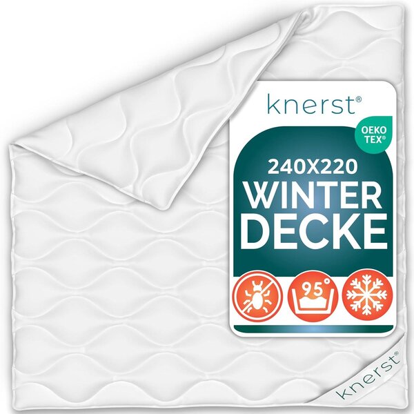 Piumino invernale KNERST® PolarDream - piumino invernale traspirante e termoregolatore - piumino extra caldo - dimensioni: 220x240