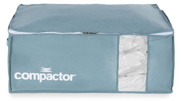 Set di organizer per vestiti sottovuoto in plastica 3 pz 65x45x27 cm Blue Edition - Compactor