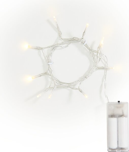 Catena luminosa LED VBS 10 LED 1,15 m Distanza 10 cm Distanza tra gli interruttori 24 cm