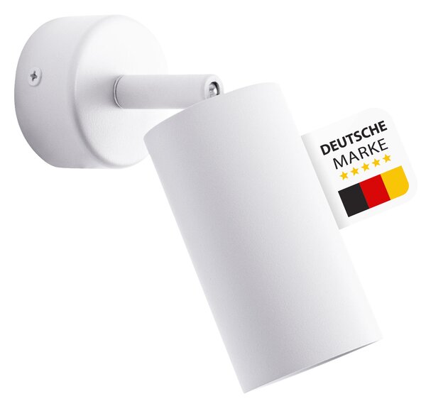 Plafoniera GU10 ProSpot 866-1-WH Bianco - 1 lampada, alluminio, IP20